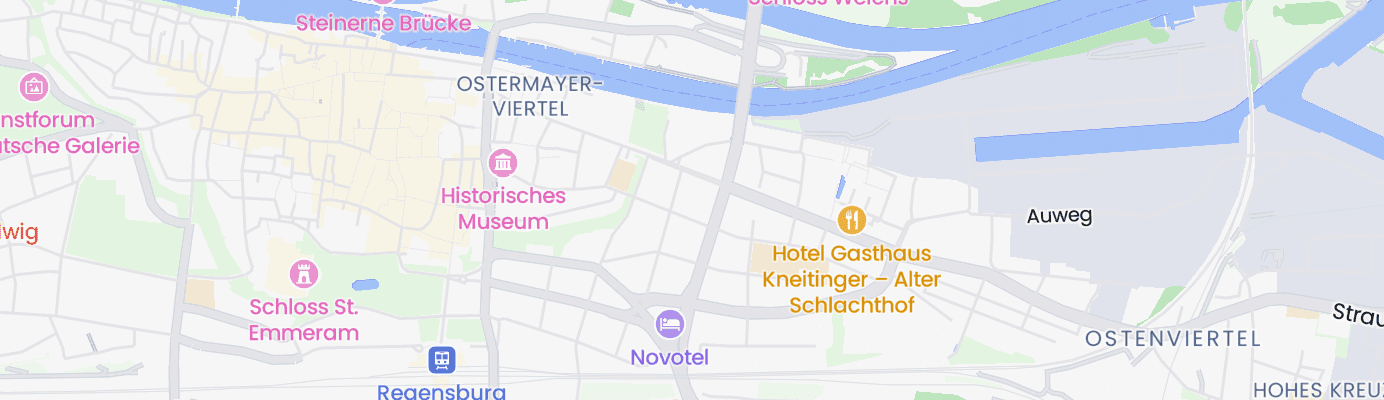 Karte mit dem ungefähren Standort