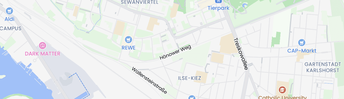 Karte mit dem ungefähren Standort