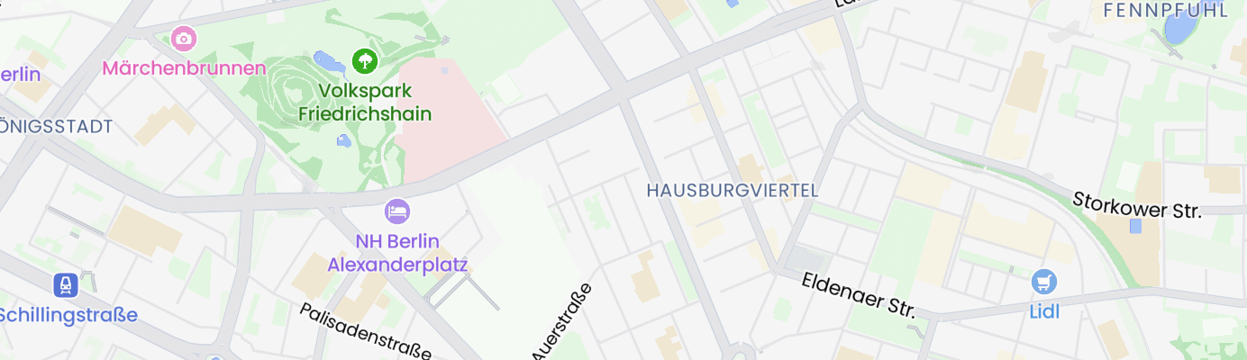 Karte mit dem ungefähren Standort