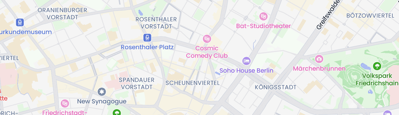 Karte mit dem ungefähren Standort