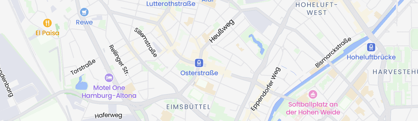Karte mit dem ungefähren Standort