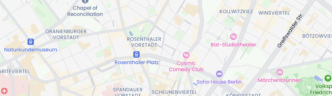 Karte mit dem ungefähren Standort