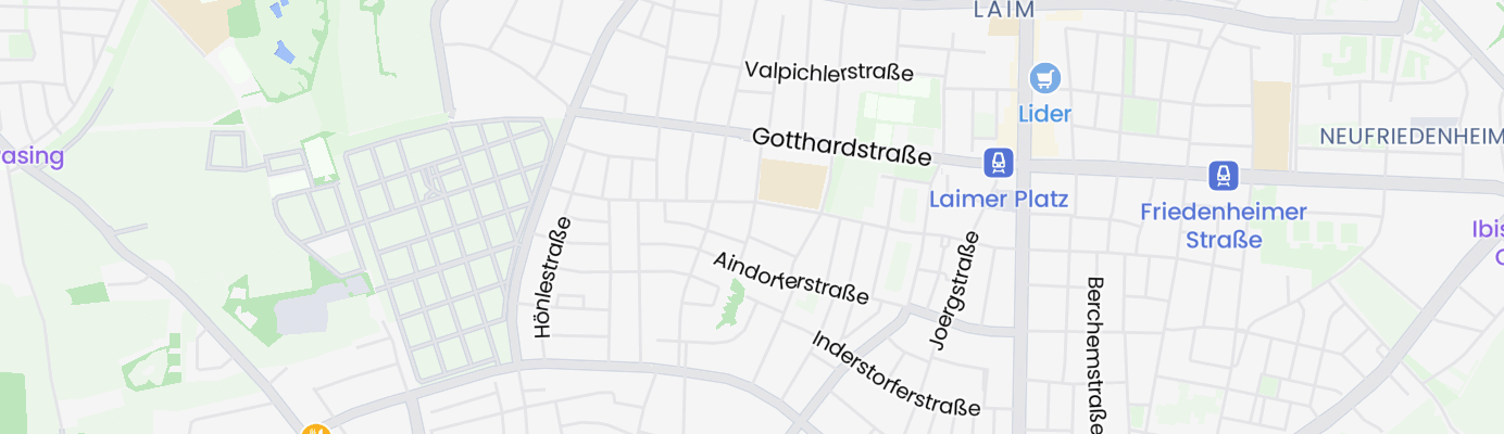 Karte mit dem ungefähren Standort