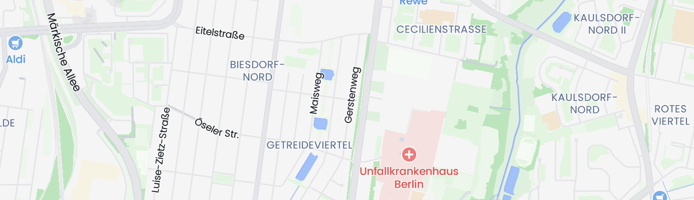 Karte mit dem ungefähren Standort