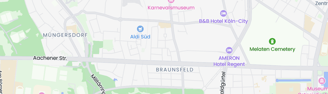 Karte mit dem ungefähren Standort