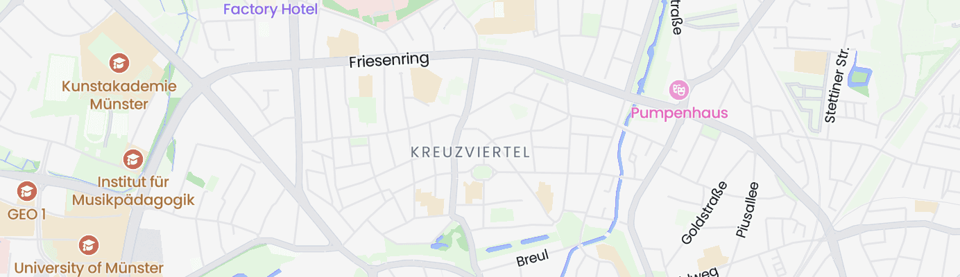 Karte mit dem ungefähren Standort