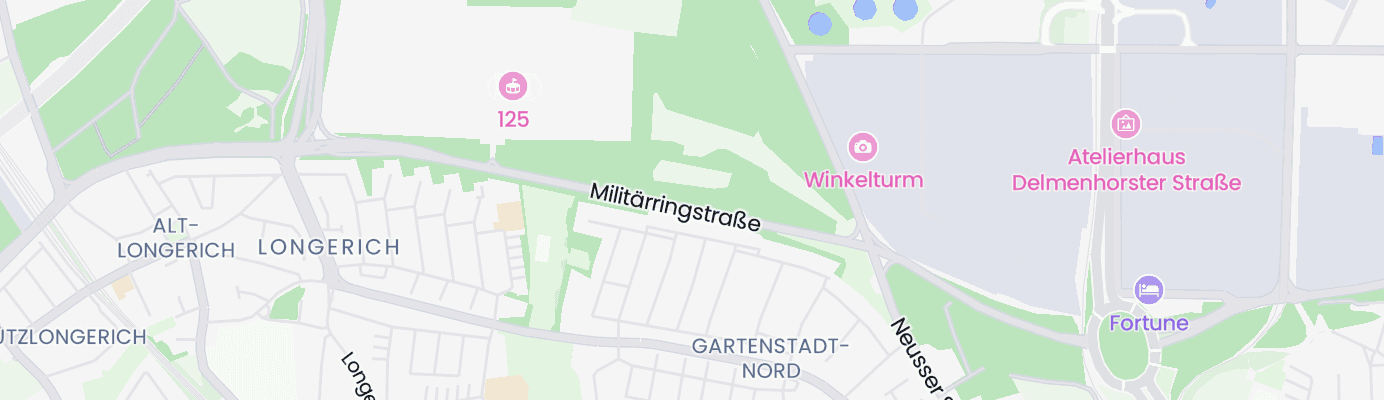 Karte mit dem ungefähren Standort
