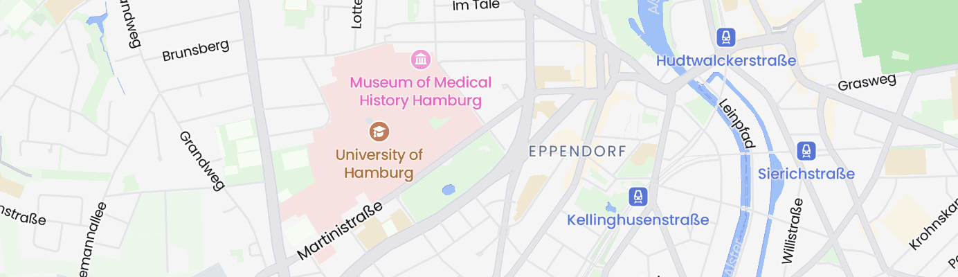 Karte mit dem ungefähren Standort