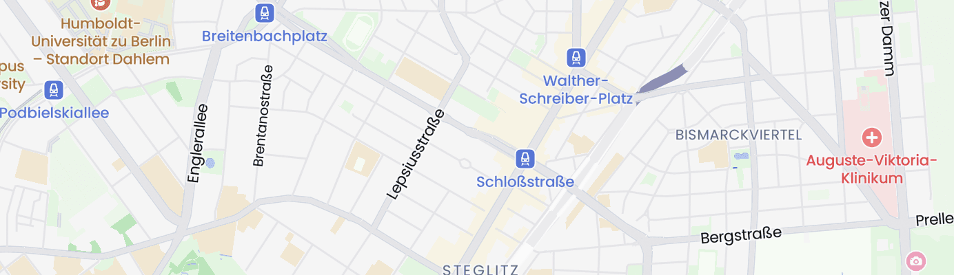 Karte mit dem ungefähren Standort