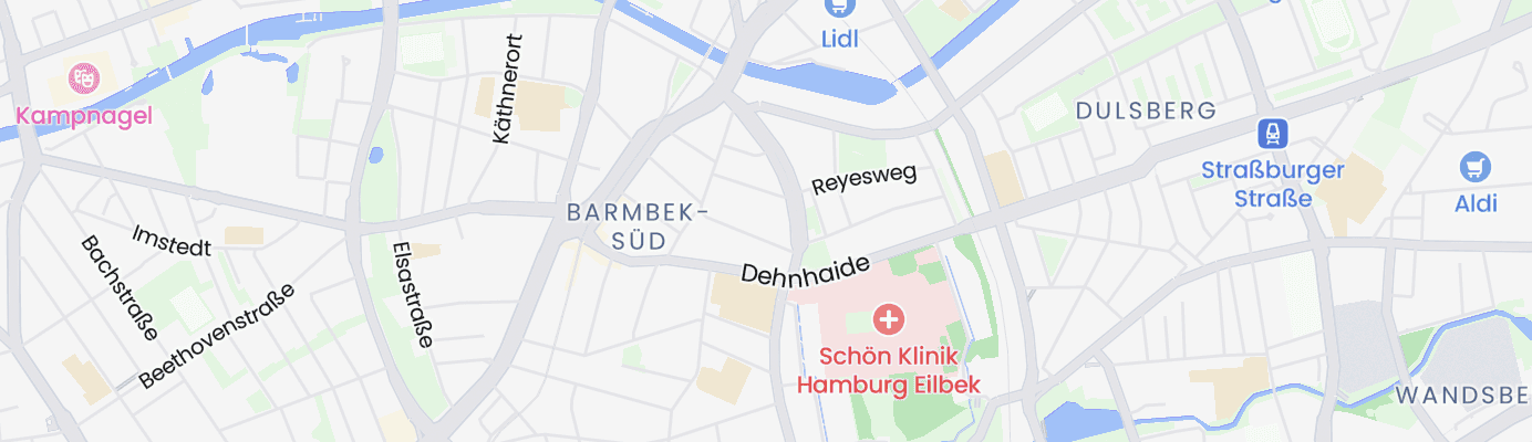 Karte mit dem ungefähren Standort