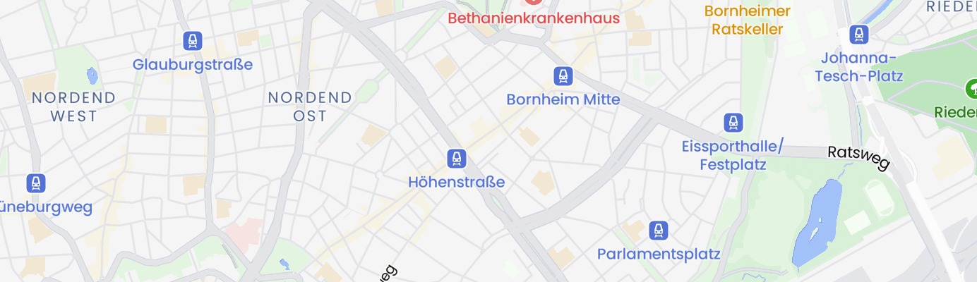 Karte mit dem ungefähren Standort