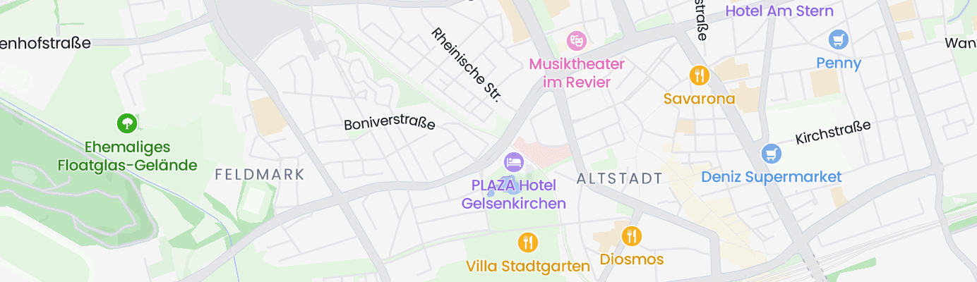 Karte mit dem ungefähren Standort