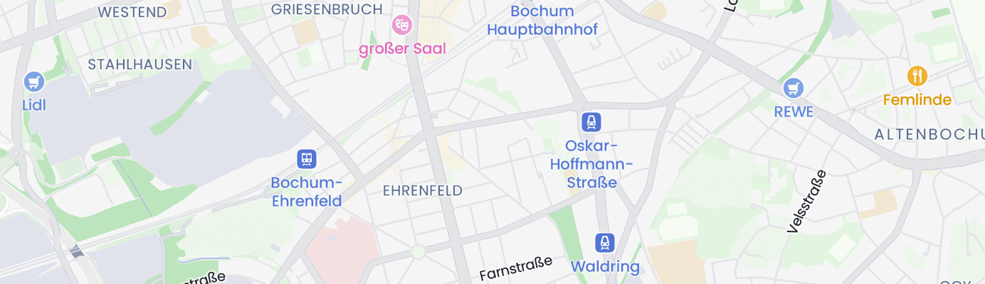 Karte mit dem ungefähren Standort