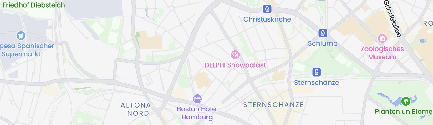 Karte mit dem ungefähren Standort