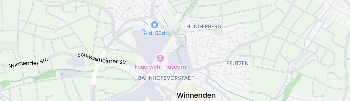 Karte mit dem ungefähren Standort