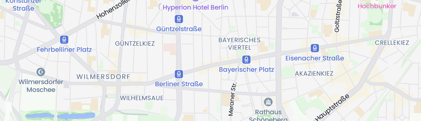 Karte mit dem ungefähren Standort