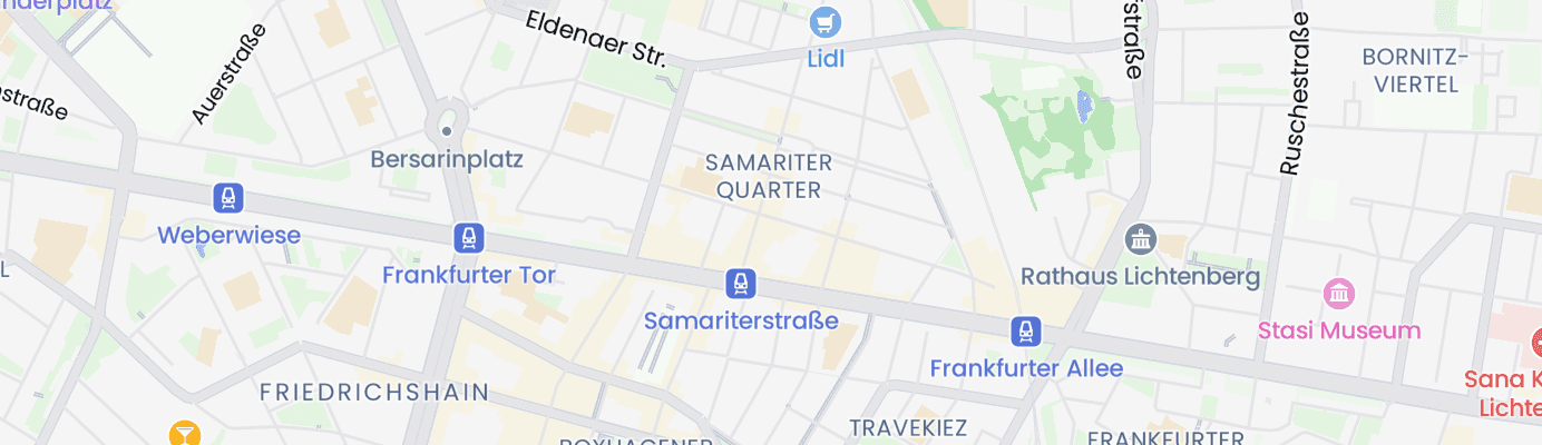 Map showing the approximate location