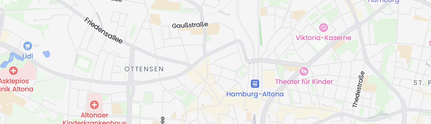 Karte mit dem ungefähren Standort