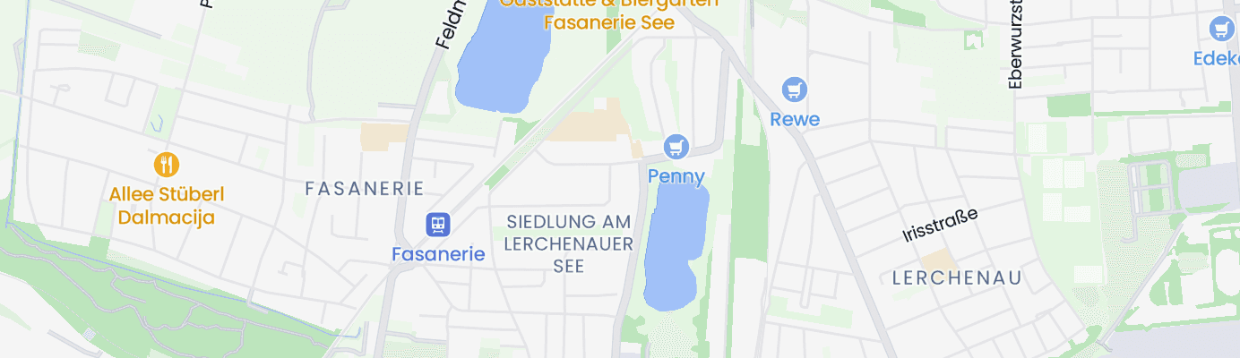 Karte mit dem ungefähren Standort