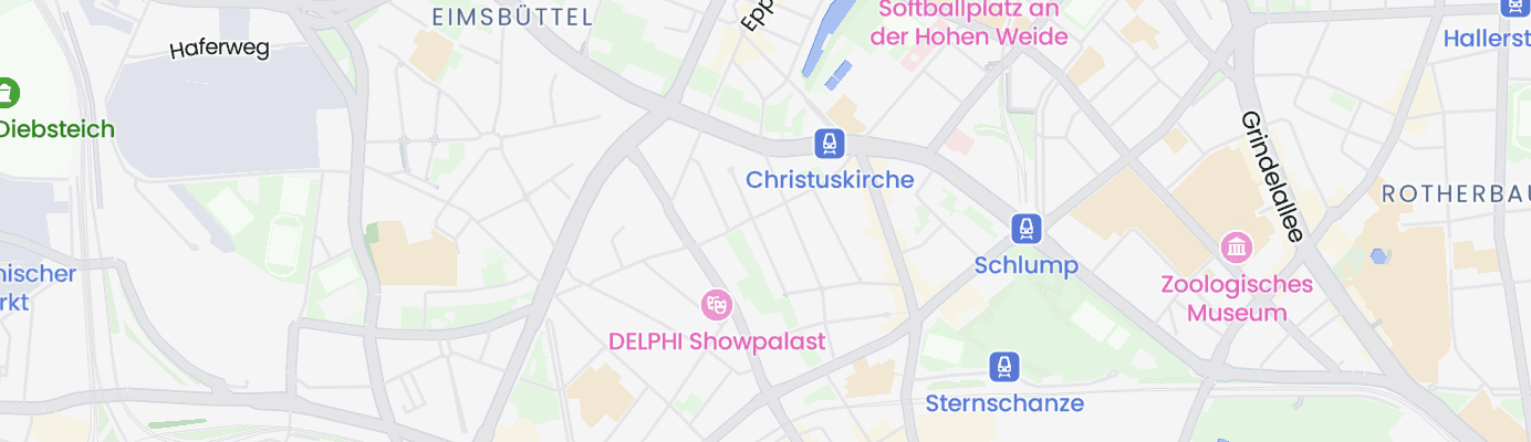 Karte mit dem ungefähren Standort
