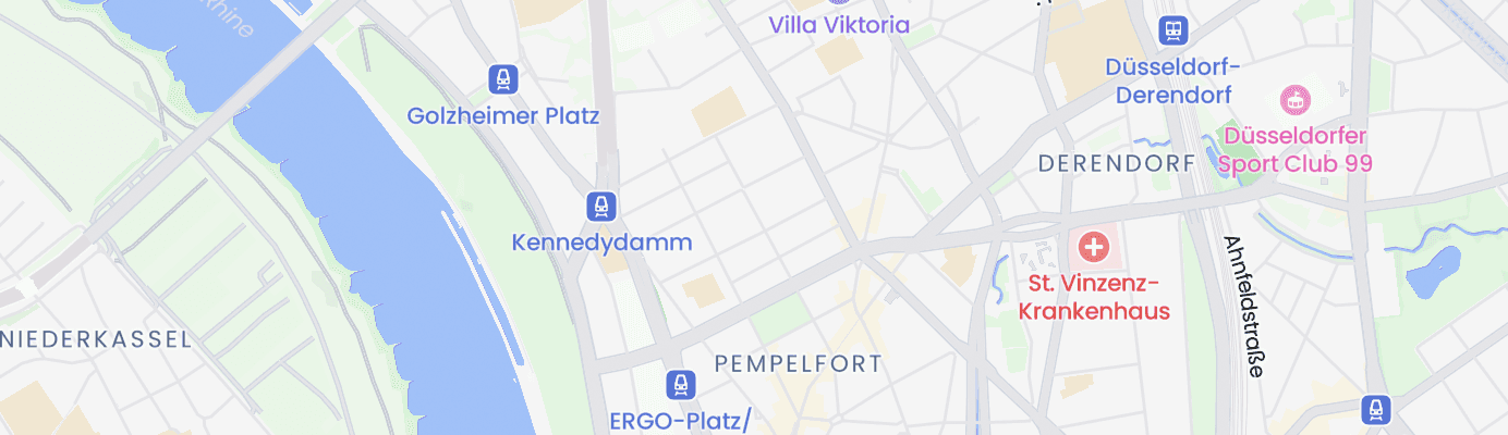 Karte mit dem ungefähren Standort