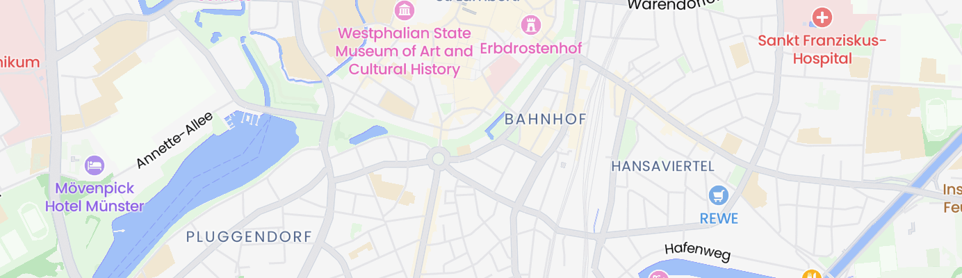 Karte mit dem ungefähren Standort