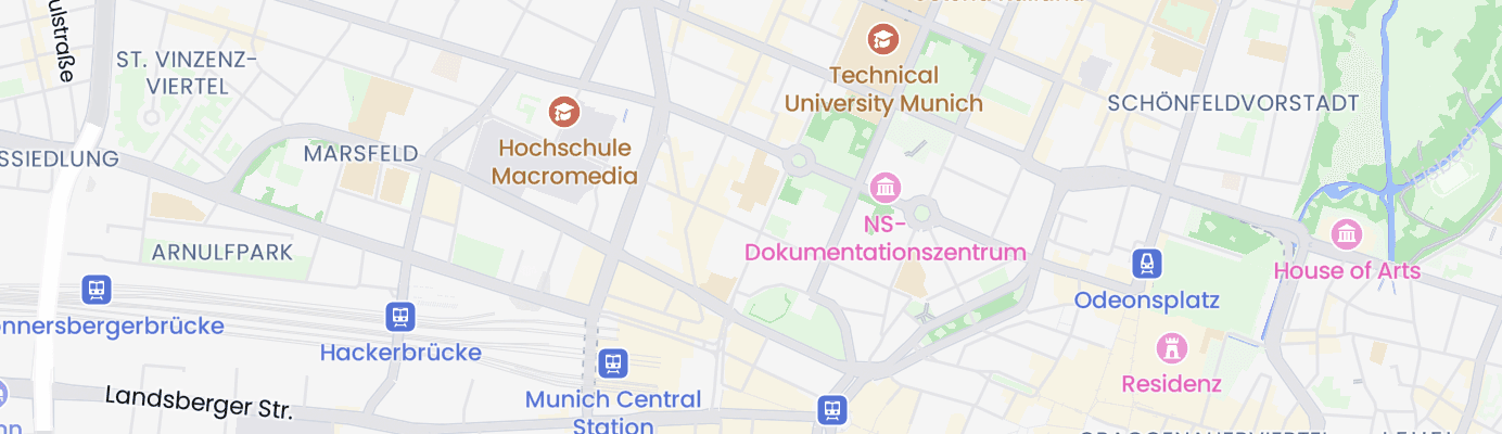 Karte mit dem ungefähren Standort
