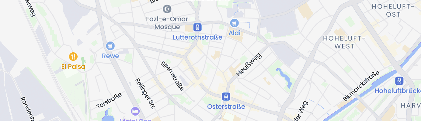 Karte mit dem ungefähren Standort