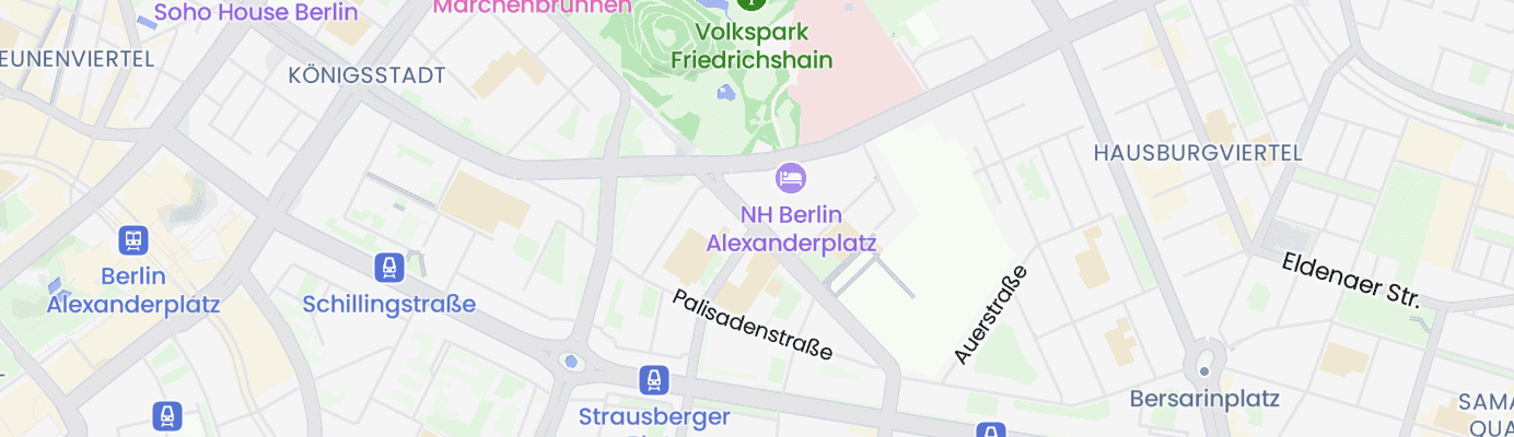Karte mit dem ungefähren Standort