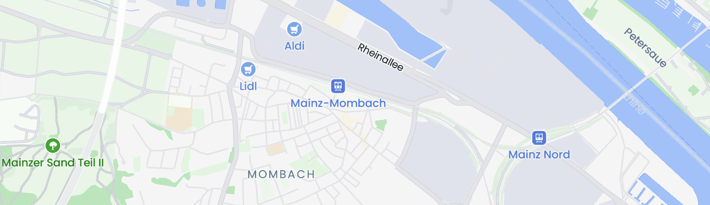 Karte mit dem ungefähren Standort