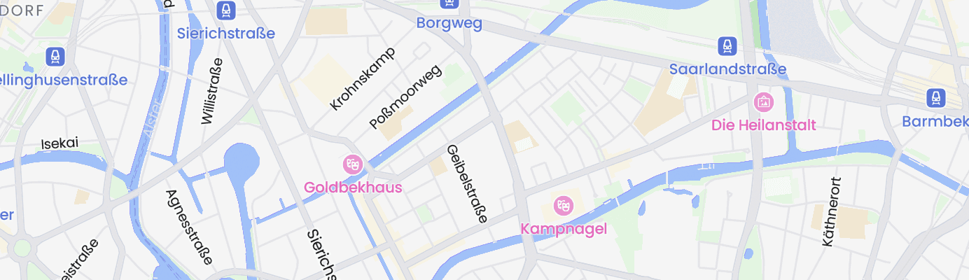 Karte mit dem ungefähren Standort