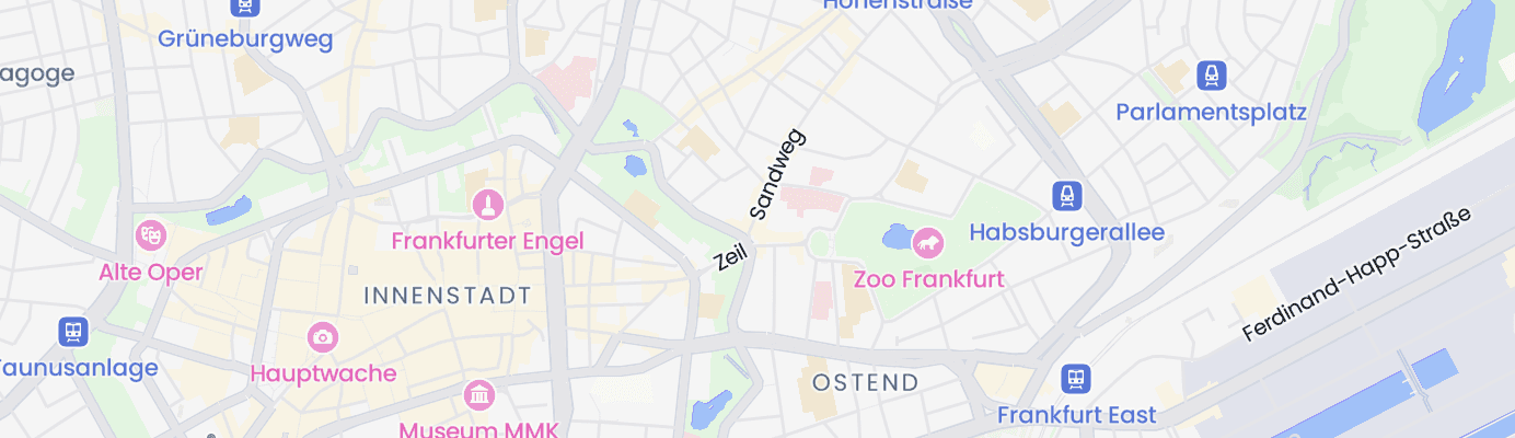 Karte mit dem ungefähren Standort