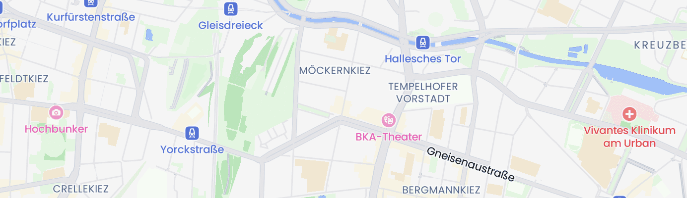 Karte mit dem ungefähren Standort