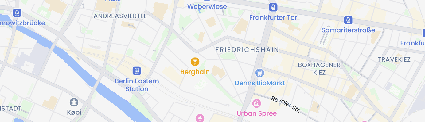 Karte mit dem ungefähren Standort