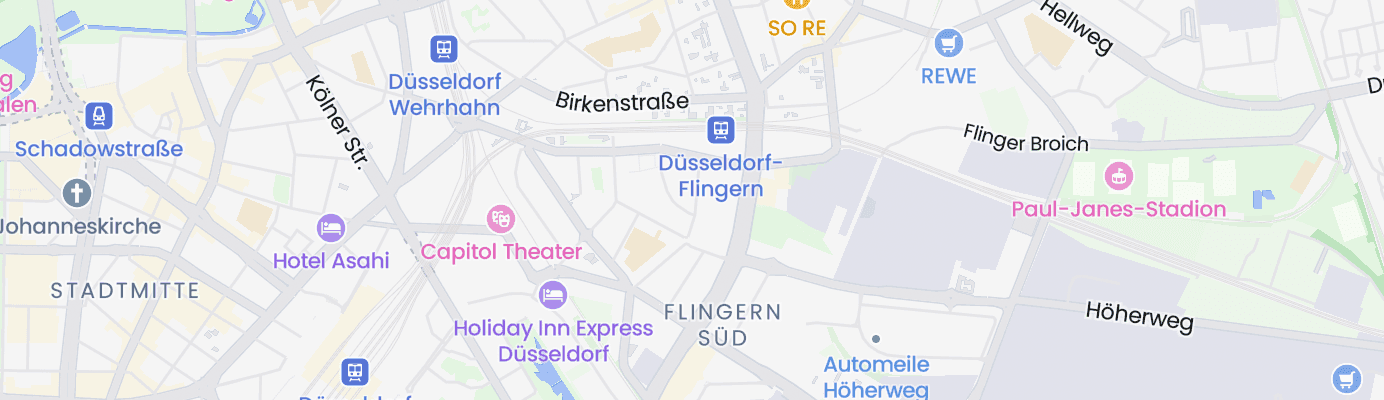 Map showing the approximate location