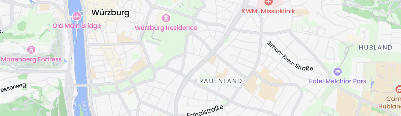 Karte mit dem ungefähren Standort