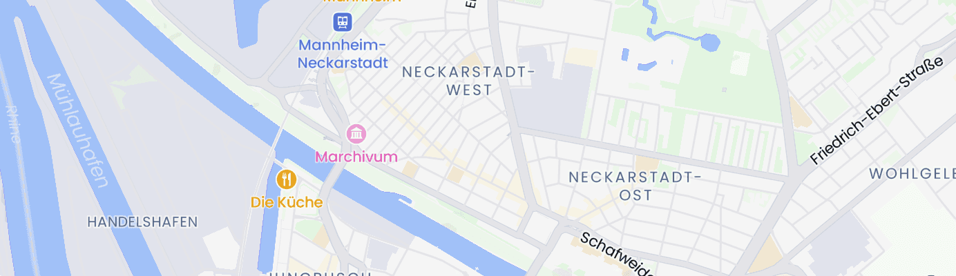 Karte mit dem ungefähren Standort