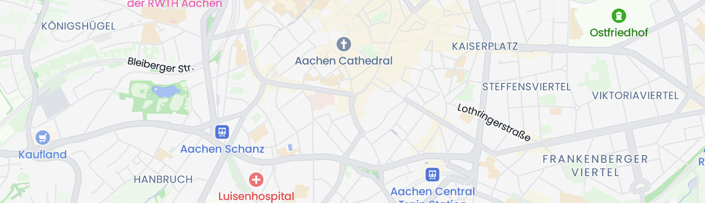 Karte mit dem ungefähren Standort