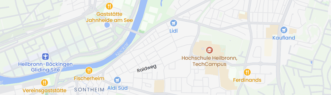 Karte mit dem ungefähren Standort