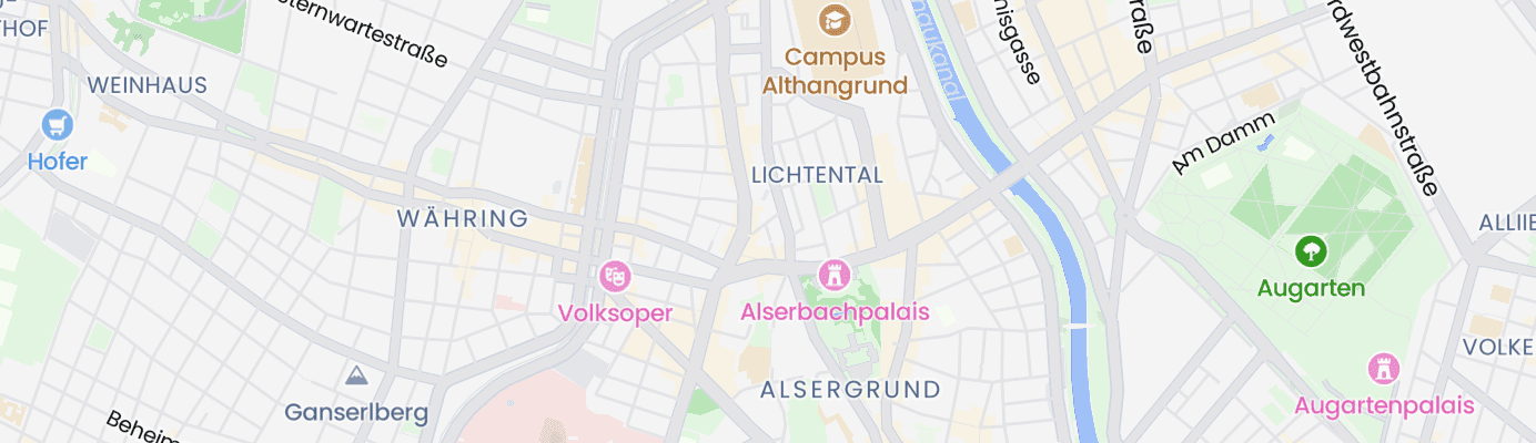 Karte mit dem ungefähren Standort