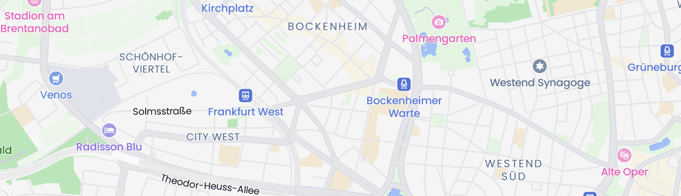 Karte mit dem ungefähren Standort