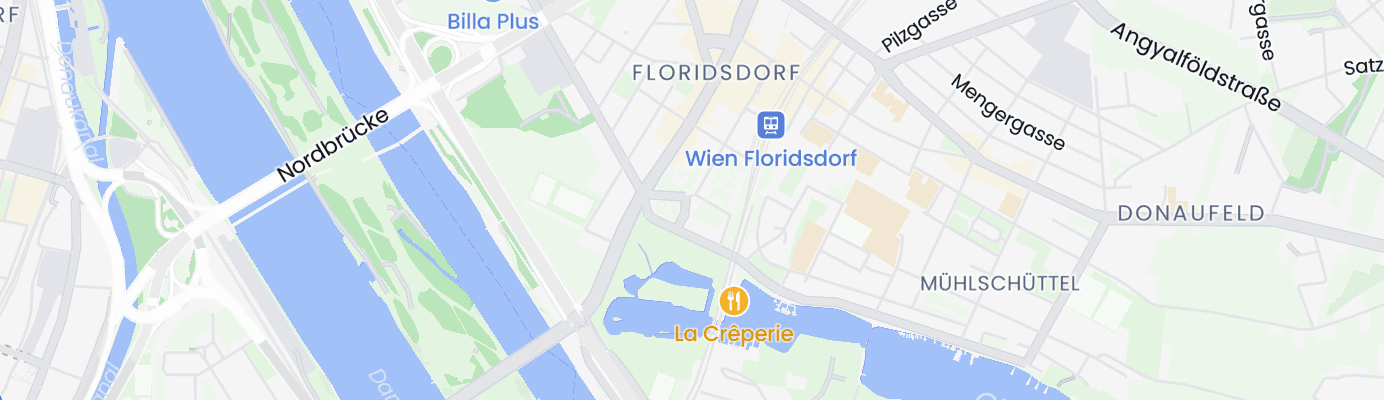 Karte mit dem ungefähren Standort