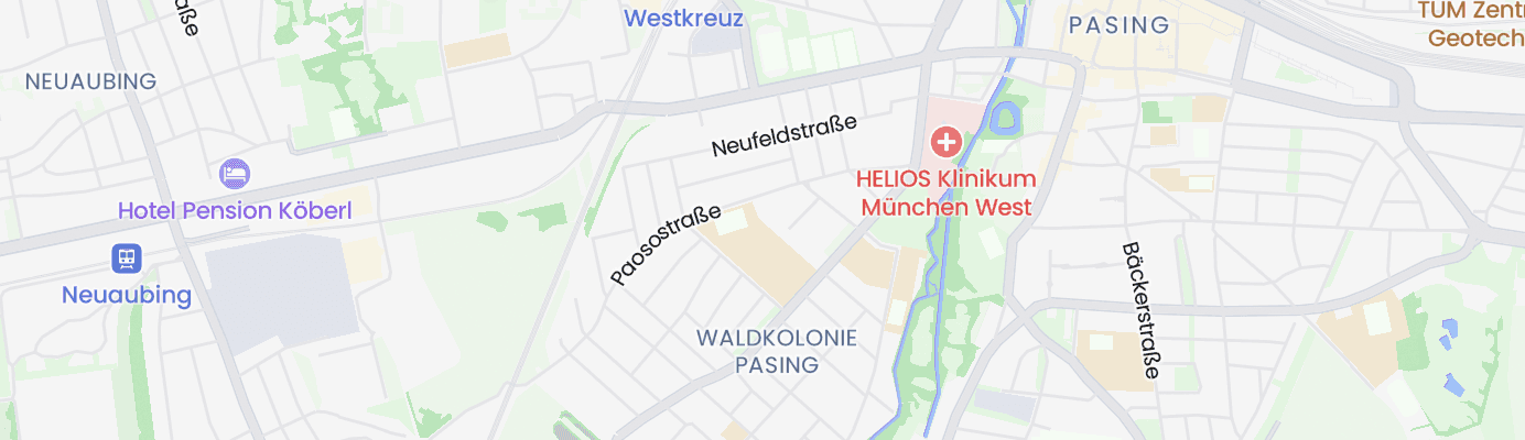 Karte mit dem ungefähren Standort