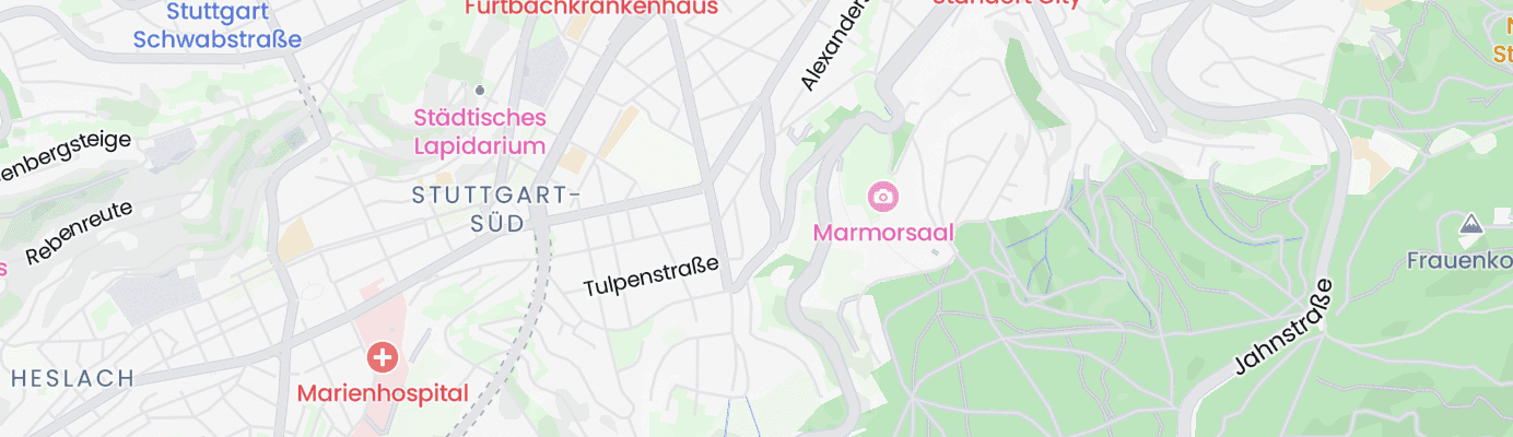 Karte mit dem ungefähren Standort