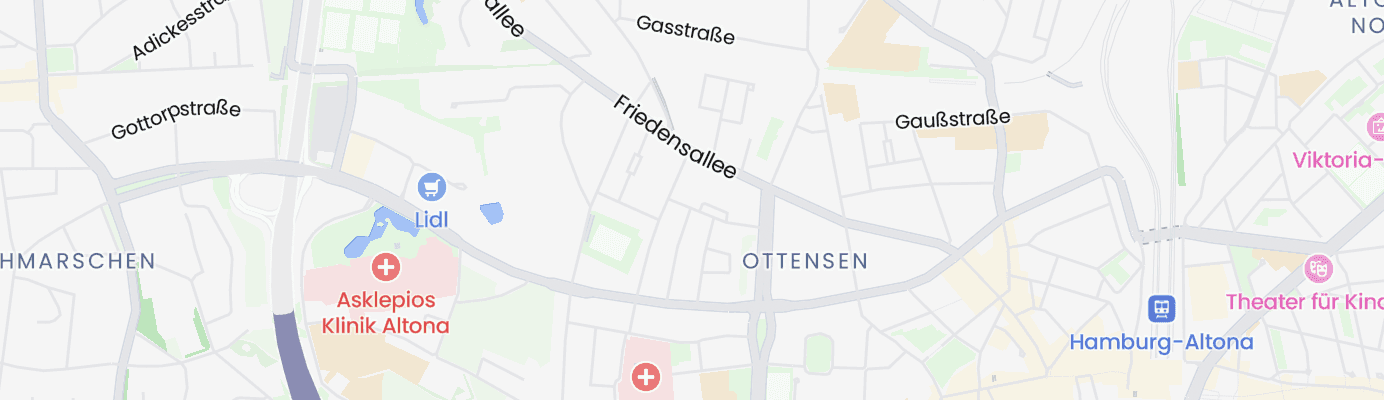 Karte mit dem ungefähren Standort