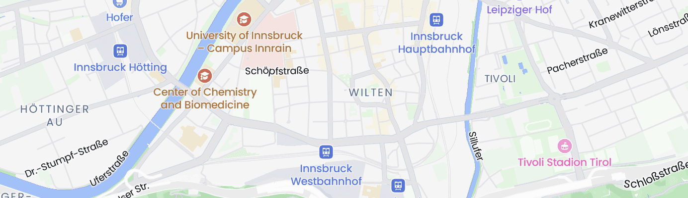 Karte mit dem ungefähren Standort