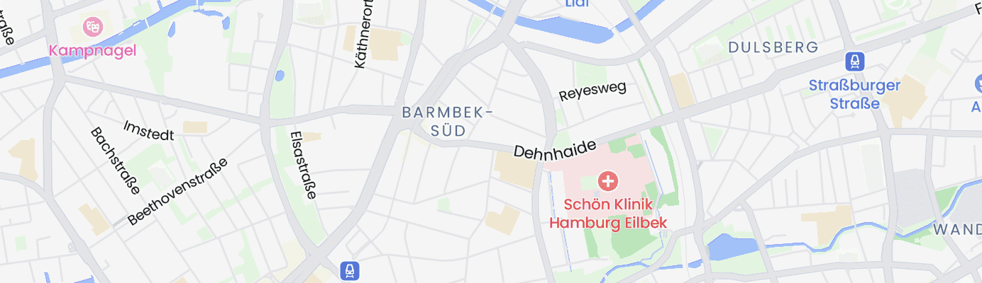 Karte mit dem ungefähren Standort