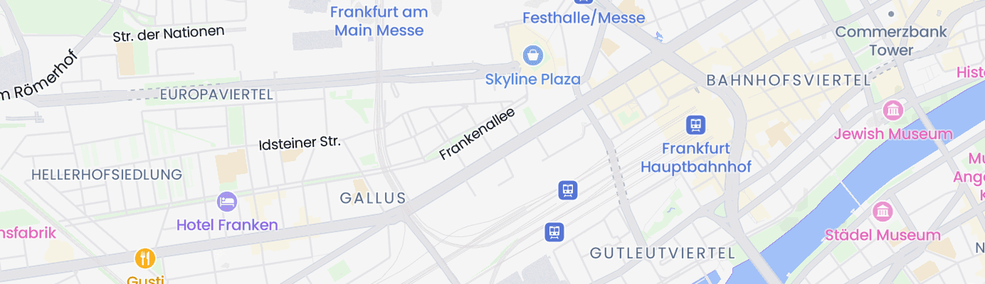 Karte mit dem ungefähren Standort