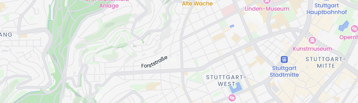 Karte mit dem ungefähren Standort