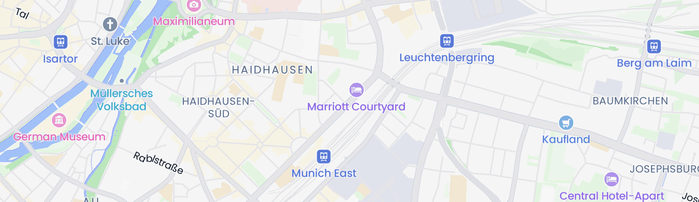 Karte mit dem ungefähren Standort